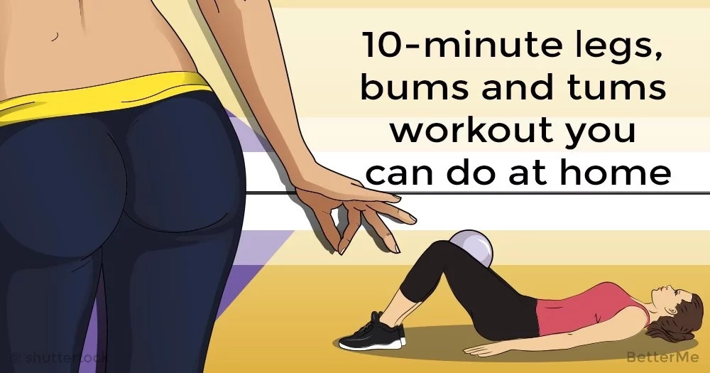 10minute legs, bums and tums workout you can do at home