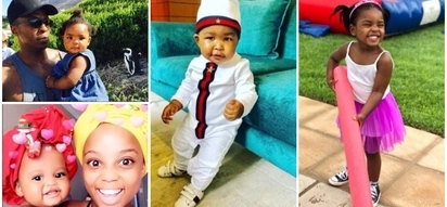 Famous South Africans show off their kids: 4 Celebs' babies killing it on Instagram