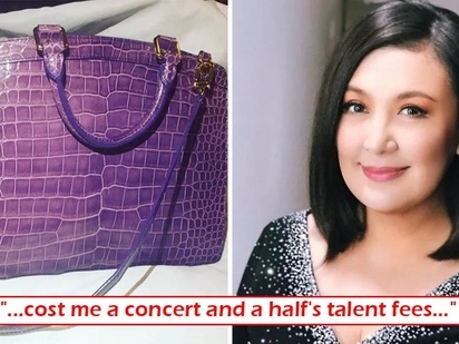 Sobrang ganda kaya! Sharon Cuneta shows off her P2M worth handbag and it's not Hermes Birkin!