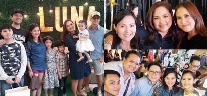Napakasuwerteng bata! Luna Agoncillo gets a star-studded first birthday party