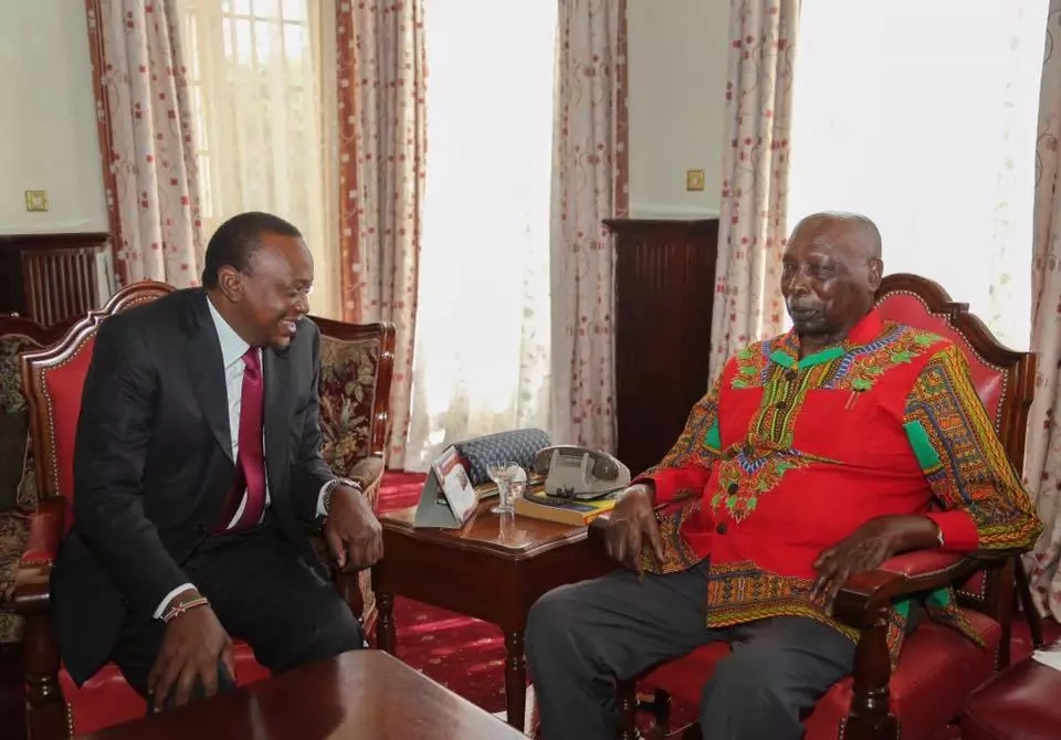 Moi and Uhuru meeting