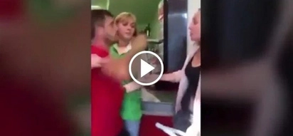 Supermarket Guard Punches Female Shopper In The Face, WATCH What He Gets In Return