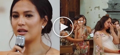 Isabelle Daza's heartfelt wedding vow will leave you sobbing like crazy