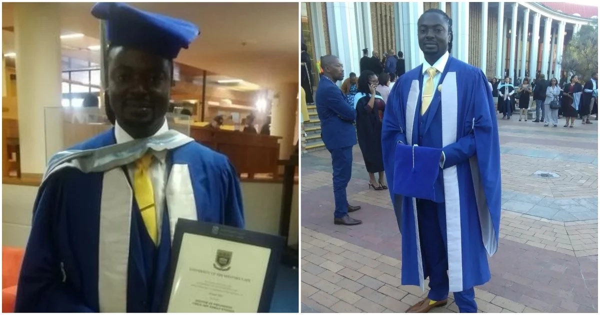Grass to grace! Man gets his PhD after experiencing a deep level of poverty