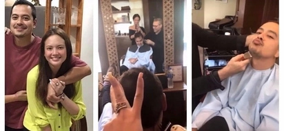 Sila na nga ba? Video of John Lloyd Cruz spending time with Ellen Adarna while having his hair cut goes viral