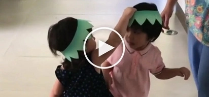Nagsama ang dalawang cute! Scarlet Snow finds a new friend in the youngest son of Manny Pacquiao