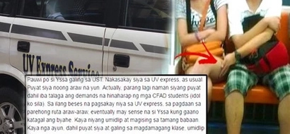 Disgusted netizens slam UST admin for defending 5th-yr UST student who molested netizen's sister on UV express