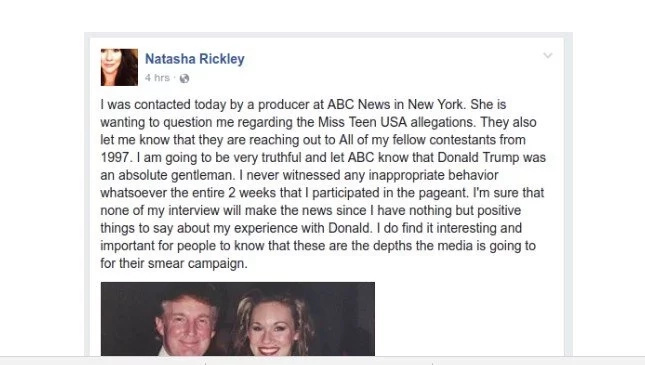 Woman Says That Trump Was "Gentle" With Her. But She Was A TEEN (Photo) Woman Says That Trump Was "Gentle" With Her. But She Was A TEEN (Photo)