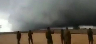 Israel Hopes This Storm Cloud Of Dust And Rain Between Israel And ISIS Is Divine Intervention