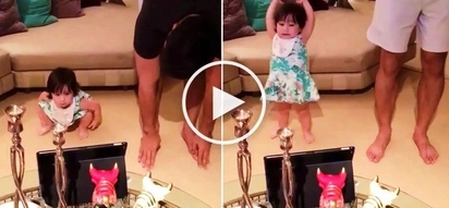 Watch daddy Hayden Kho teach her cute daughter Scarlet Snow how to dance!