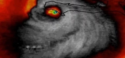 See what the Monster Hurricane looks like, when they took the pictures of it from the space!