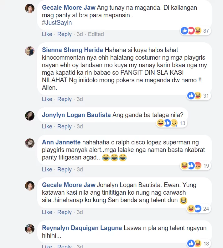 Netizens react to Playgirls' negative social media post about their bashers Netizens react to Playgirls' negative social media post about their bashers