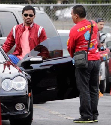 Pacquiao Attacked In Parking Lot Days Before Bradley Fight Pacquiao Attacked In Parking Lot Days Before Bradley Fight