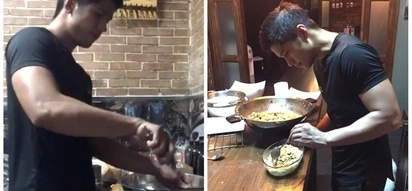 Ready na to be a daddy! Aljur Abrenica takes the time to cook a healthy dish for Kylie Padilla and their son