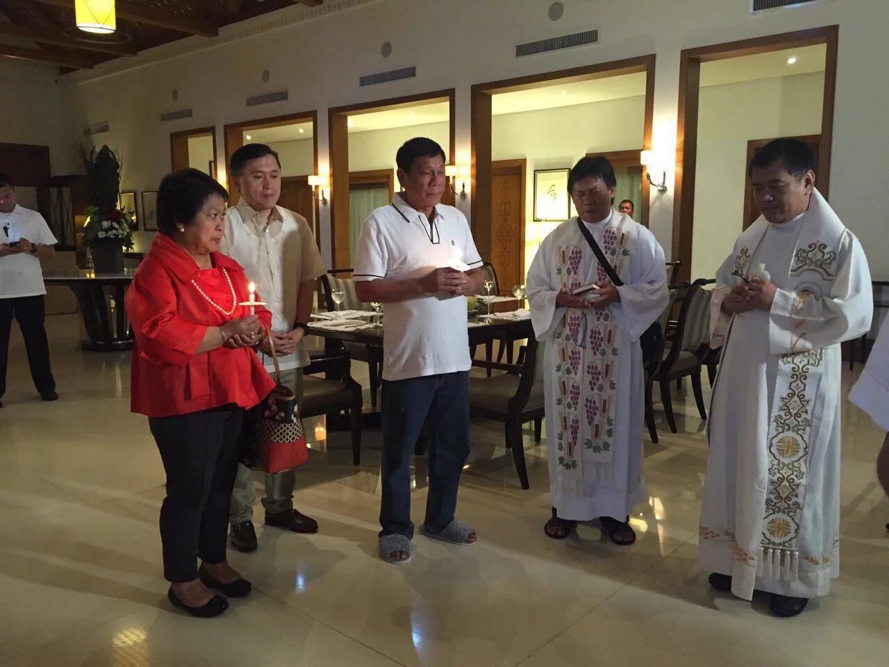 PHOTOS: Duterte had Bahay Pangarap blessed PHOTOS: Duterte had Bahay Pangarap blessed