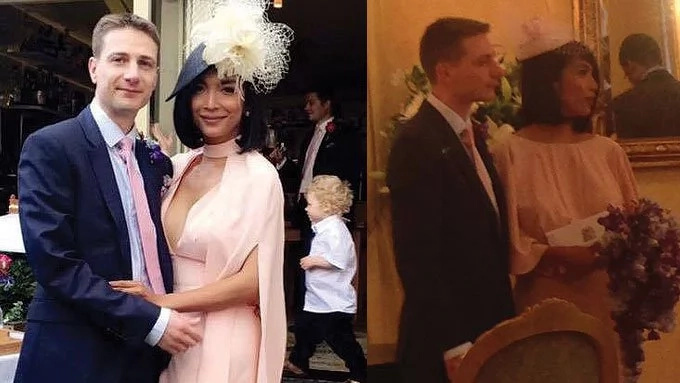 Comedian Ate Glow marries British bf Comedian Ate Glow marries British bf
