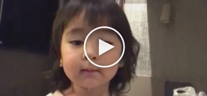 Baby Scarlet Snow cracks a hilarious joke in a new video