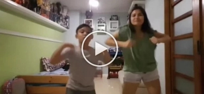 Camille Prats and her son do an adorable FettyWapChallenge dance cover