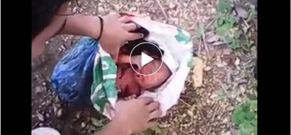 Galit na galit ako! Irresponsible parents abandon baby in a rice bag