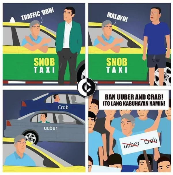 Netizen made a comic strip echoing the rants of Filipino people regarding transportation Netizen made a comic strip echoing the rants of Filipino people regarding transportation