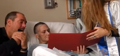 Mom with cancer died in her hospital room after witnessing her youngest daughter graduate