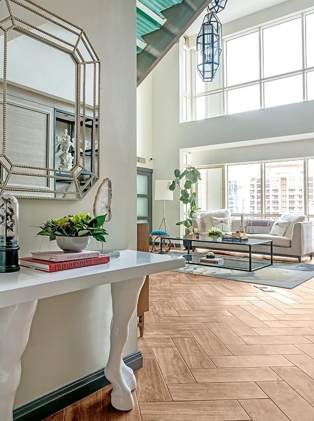 Iza Calzado’s renovated modern condominium unit in Makati City Iza Calzado’s renovated modern condominium unit in Makati City