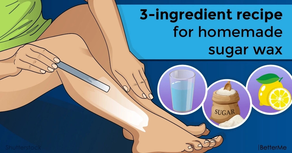 3-ingredient recipe for homemade sugar wax