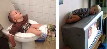 PHOTOS: Cutest toddlers SLEEPING in the WEIRDEST positions