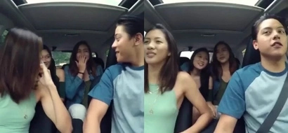 Gwapings ang driver! Daniel Padilla takes De La Salle Lady Spikers on a road trip