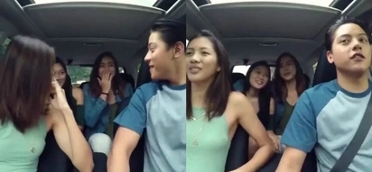 Gwapings ang driver! Daniel Padilla takes De La Salle Lady Spikers on a road trip