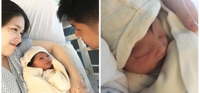 Sino kaya ang kamuka? Kylie Padilla shares up-close photos of her newborn baby boy with Aljur Abrenica