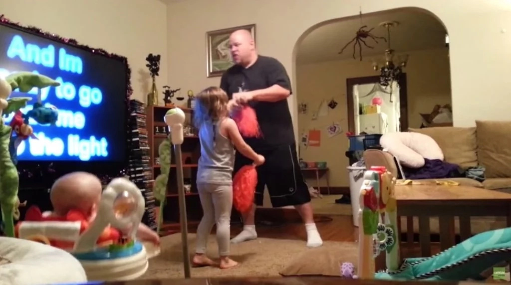 Mom puts hidden camera in living room and catches dad doing this with their children Mom puts hidden camera in living room and catches dad doing this with their children