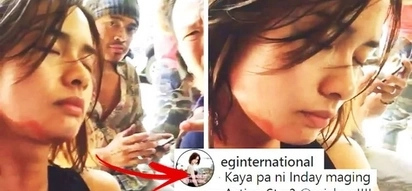 Hindi na niya kinaya! Erich Gonzales caught on video falling asleep during shooting of her new action movie!