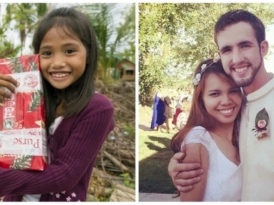 Tadhana nga naman! Pinay receives a Christmas box from an American boy in 2000. 14 years later, they decided to get married
