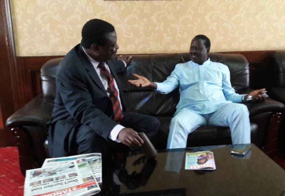 Will Raila support Musalia Mudavadi in 2017 presidential race?