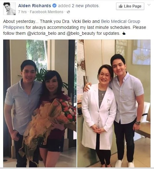 Alden seen dropping by Belo’s house Alden seen dropping by Belo’s house