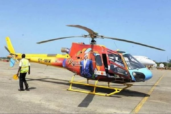 Raila Odinga unveils helicopters for 2017 campaigns