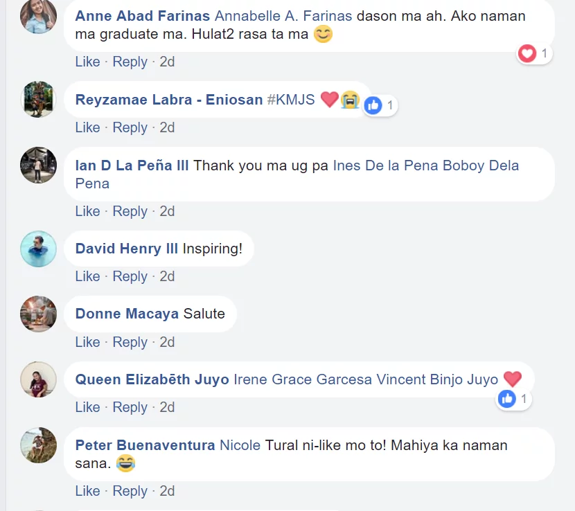 Pina experience sa ina! Son shares a picture of his mom wearing his toga Pina experience sa ina! Son shares a picture of his mom wearing his toga