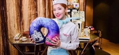 Parang di naman tumatanda! Sandara Park dresses up as stewardess for her birthday bash