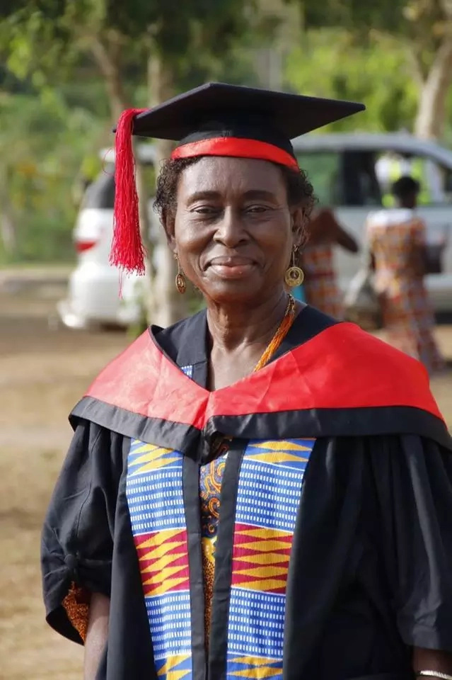 Woman, 70, proves age is nothing but a number as she graduates with Masters degree (photo) Woman, 70, proves age is nothing but a number as she graduates with Masters degree (photo)