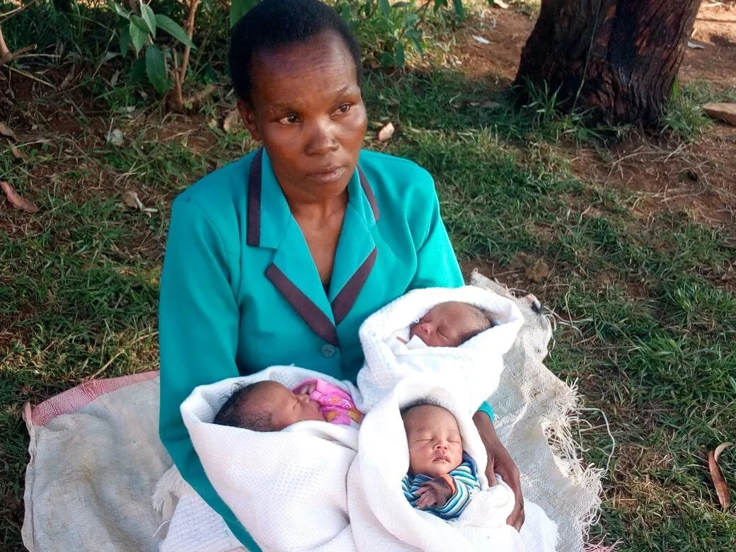 36-year-old mother who gave birth to triplets on Election Day names them after Jubilee winners
