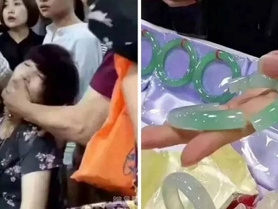 Tourist tried a bracelet on and broke it. She faints after finding out it costed 300,000 yuan!