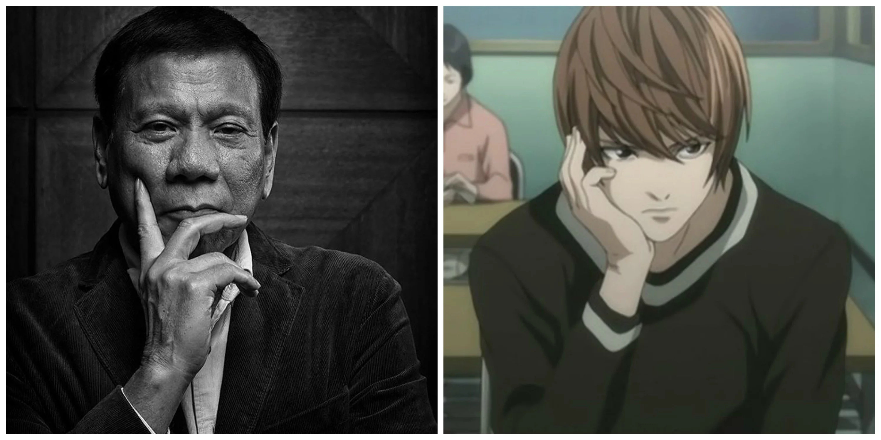 Netizens compare Duterte to Light Yagami of 'Death Note' Netizens compare Duterte to Light Yagami of 'Death Note'