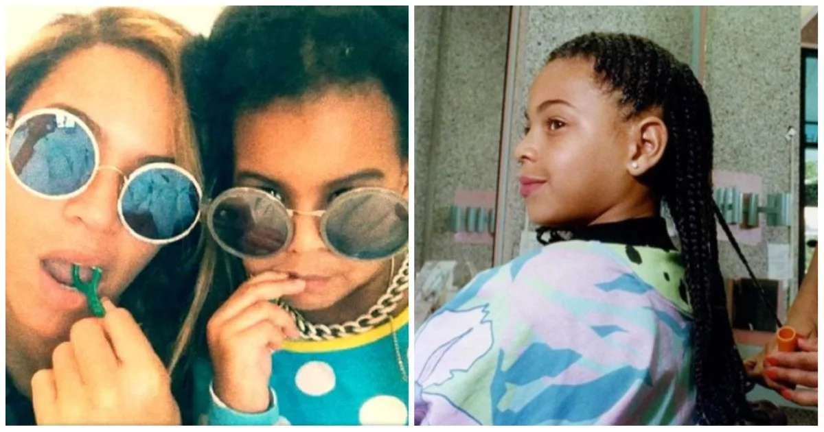 Beyoncé's throwback photos prove Blue Ivy is indeed her mini-me