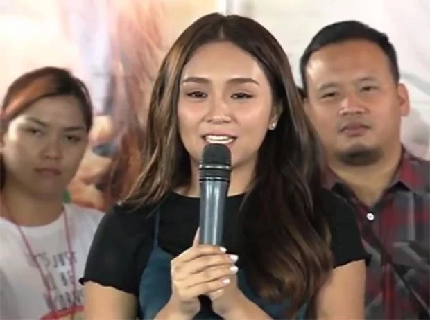 Kathryn cries during ‘Barcelona’s’ victory party Kathryn cries during ‘Barcelona’s’ victory party