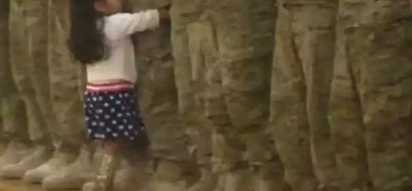 So touching! Little Girl Breaks Military Protocol To Run Into Her Father’s Arms