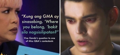 Hate talaga yung kabila! Vice Ganda asks controversial GMA-related question to Miss Q&A's contestant, 'Ba't sila nagsisilipatan?'