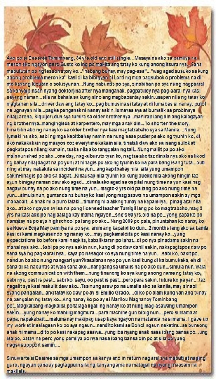 May anghel sa lupa! Pinay Teacher's unbelievable story of survival May anghel sa lupa! Pinay Teacher's unbelievable story of survival