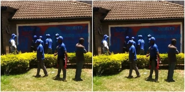 Photos of the building Munya and Uhuru are fighting over