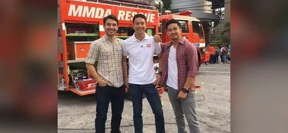 May tatlong pogi akong nakita: TV reporters united
